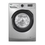 غسالة زانوسي اصدار خاص PerlaMax اتوماتيك 8 كيلو تحميل امامى فضي باب اسود بإطار فضي-ZWF8240SS5.