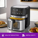 قلاية لايت ويف LW-ARF-SW08L100 هوائية رقمية – 8 لتر – 1700 وات – 8 برامج – تحكم ذكي باللمس – أسود