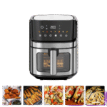 قلاية لايت ويف LW-ARF-SW08L100 هوائية رقمية – 8 لتر – 1700 وات – 8 برامج – تحكم ذكي باللمس – أسود