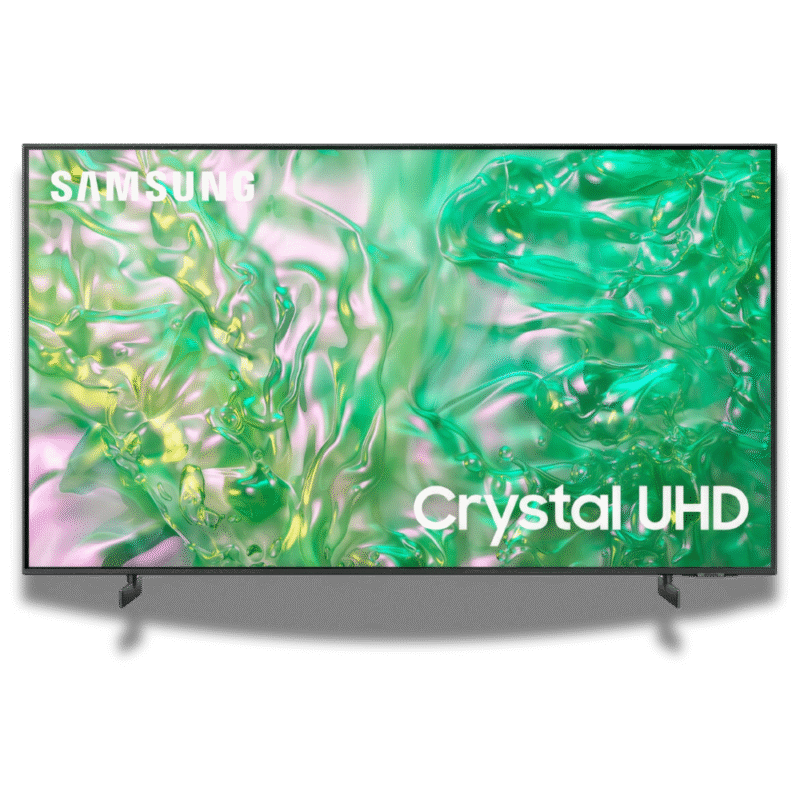 تلفزيون سامسونج 50 بوصة 4K UHD الذكي LED مع جهاز استقبال مدمج - 50DU8000 مع حامل حائط للتلفزيون من ETI