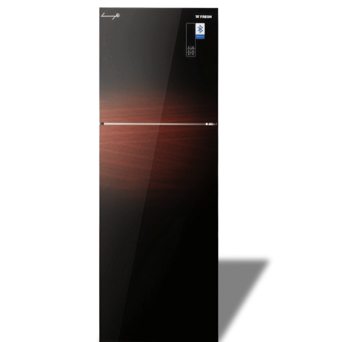 ثلاجه فريش بلوتوث زجاج نبيتى - 397 لتر FNT-MR470YGQDR