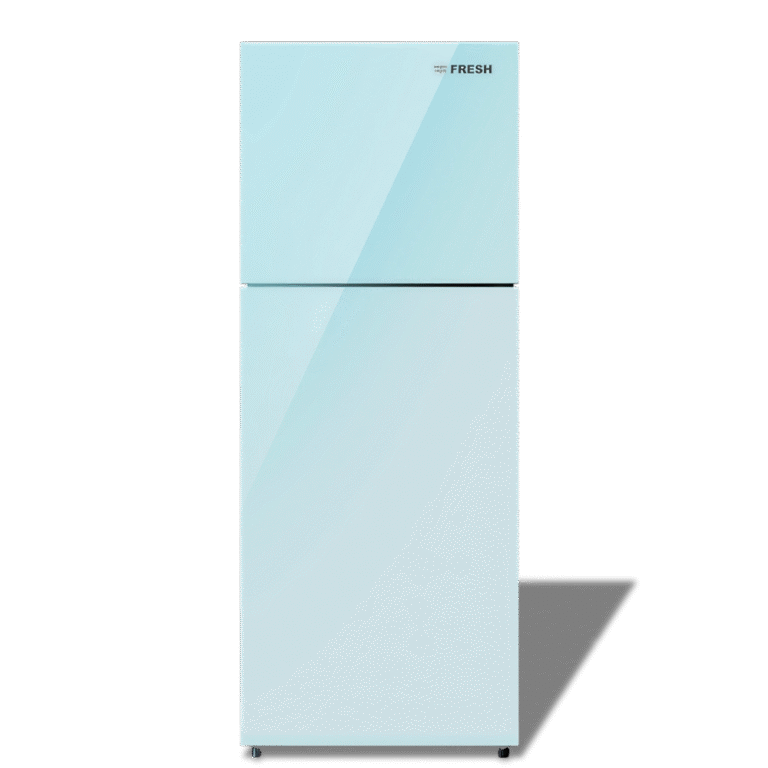 ثلاجه فريش زجاج لايت بلو - 397 لتر / FNT-MR470YGLB