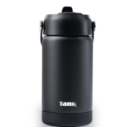 زجاجة ستانلس ستيل، خالية من مادة BPA - معزولة حراريًا، مانع للتسريب - اسود (BTL MOVE 350ml)