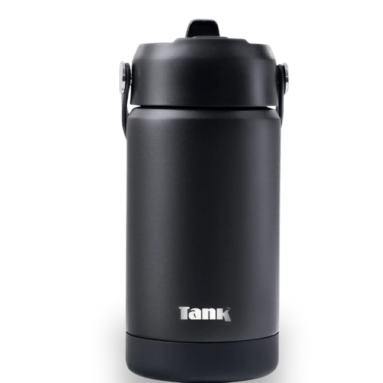زجاجة ستانلس ستيل، خالية من مادة BPA - معزولة حراريًا، مانع للتسريب - اسود (BTL MOVE 350ml)