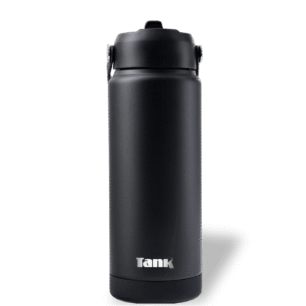 زجاجة ستانلس ستيل، خالية من مادة BPA، معزولة حراريًا، مانع للتسريب - أسود (BTL Move 750ml)