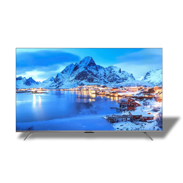 شاشة شارب 4K بدون فريم 55 بوصة أندرويد ، ريسيفر داخلي 4T-C55DL6EX