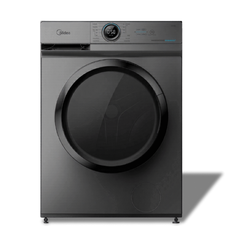 غسالة ملابس تحميل امامي ميديا، 7 كجم، انفرتر، فضي - MF100W70B/TT