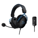 سماعة رأس HyperX للألعاب – صوت محيطي 7.1 احترافي – تصميم مريح وميكروفون دقيق – Cloud Alpha S
