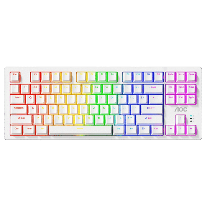 باندل الاستريمرز الاحترافي – سماعة TechnoZone K-60 ولوحة مفاتيح ميكانيكية AOC GK230 بإضاءة RGB