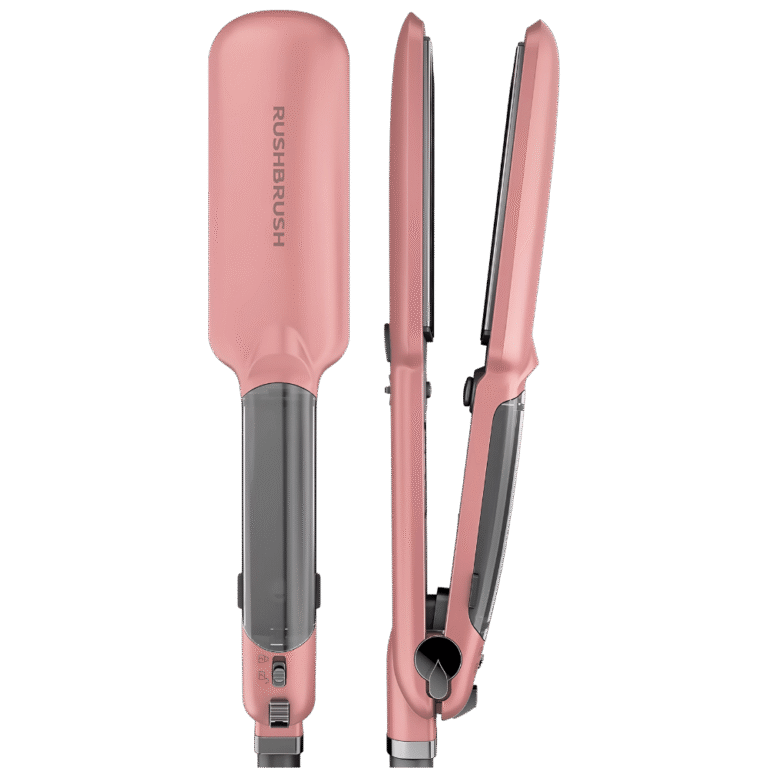 مكواة فرد الشعر راش براش بالبخار – ألواح سيراميك تورمالين عريضة