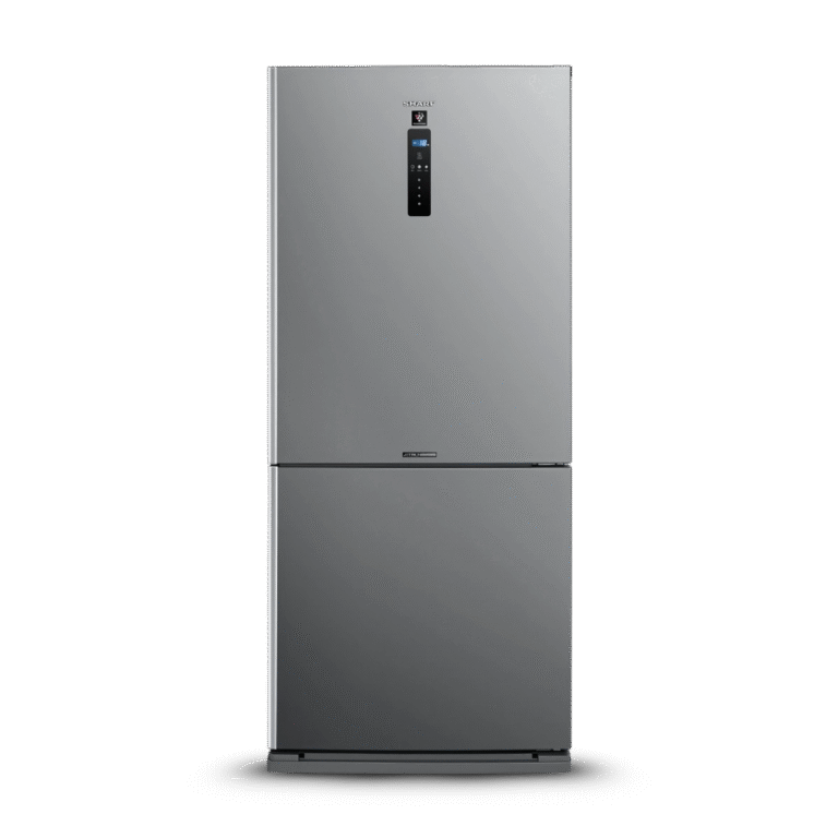 ثلاجة شارب إنفرتر ديجيتال بفريزر سفلي – سعة ٥٥٨ لتر – استانلس غامق – SJ-PV73K-DST