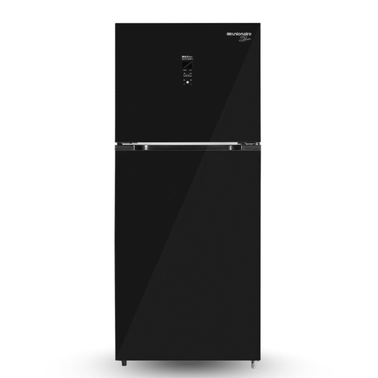 ثلاجة نوفروست من يونيون اير سيجنتشر – ٣٧٠ لتر، ديجيتال، بلوتوث، ٢ باب  – أسود– (URN-440LBG1A-DTHRBSM)