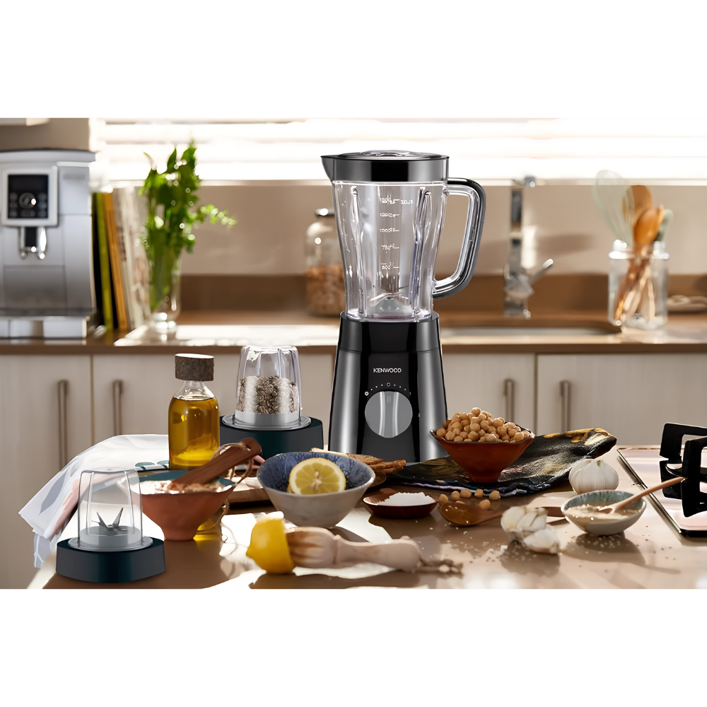 خلاط كينوود مع مطحنة – ٥٠٠ وات، تصميم أنيق باللون الأسود – BLP16.150BK (5)