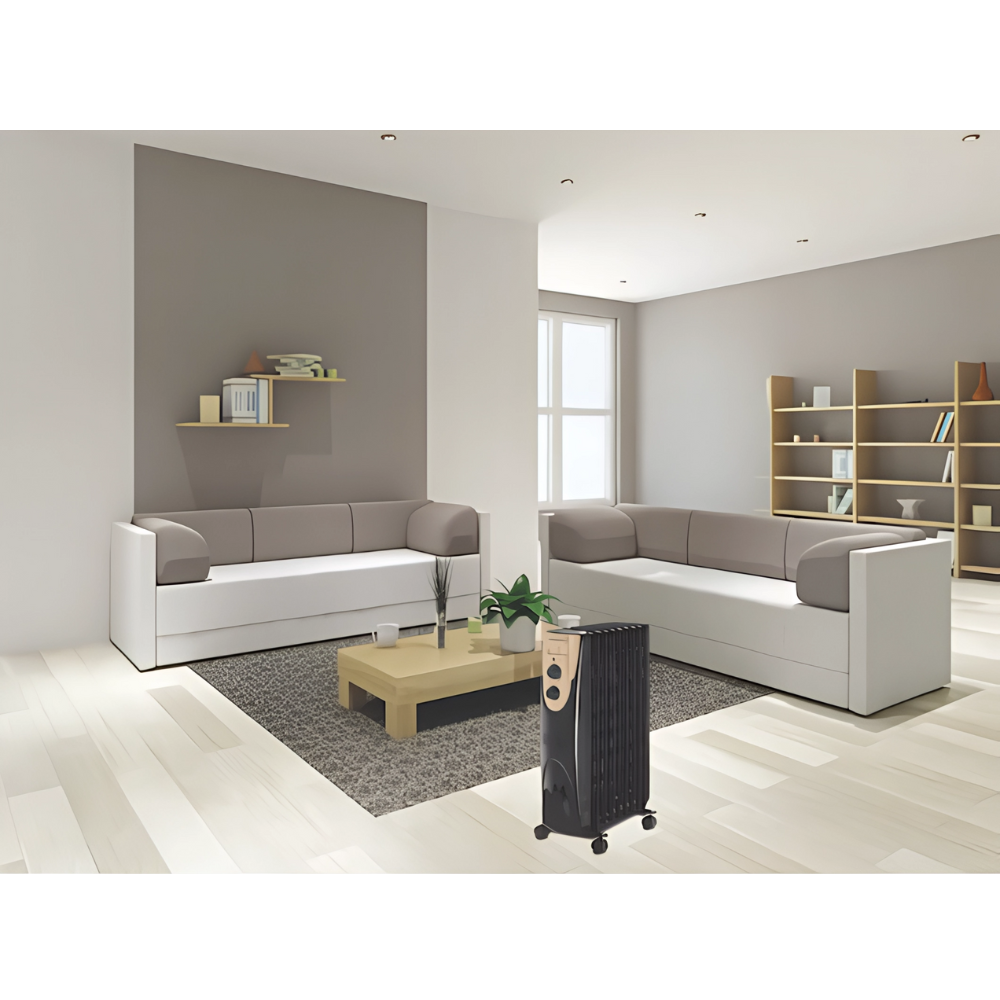 دفاية زيت ٩ ريشة – OR090D-B5 – تدفئة آمنة وموفرة للطاقة – تصميم أنيق وسهل النقل (2)