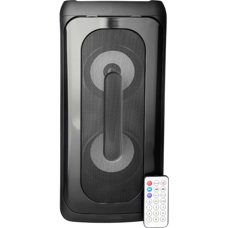 سبيكر بلوتوث محمول لاسلكي One Two Three – قدرة 8 وات – صوت قوي وواضح – أسود (TL-2417)