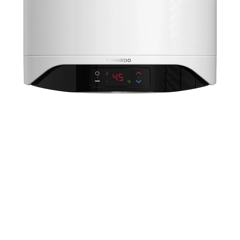 سخان مياه تورنيدو كهرباء 40 لتر إينامل ديجيتال أبيض TEEE-40DW (1)