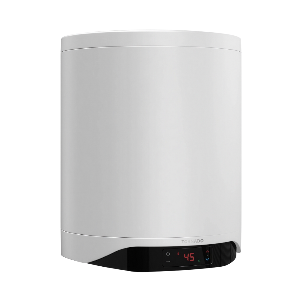 سخان مياه تورنيدو كهرباء 40 لتر إينامل ديجيتال أبيض TEEE-40DW (2)