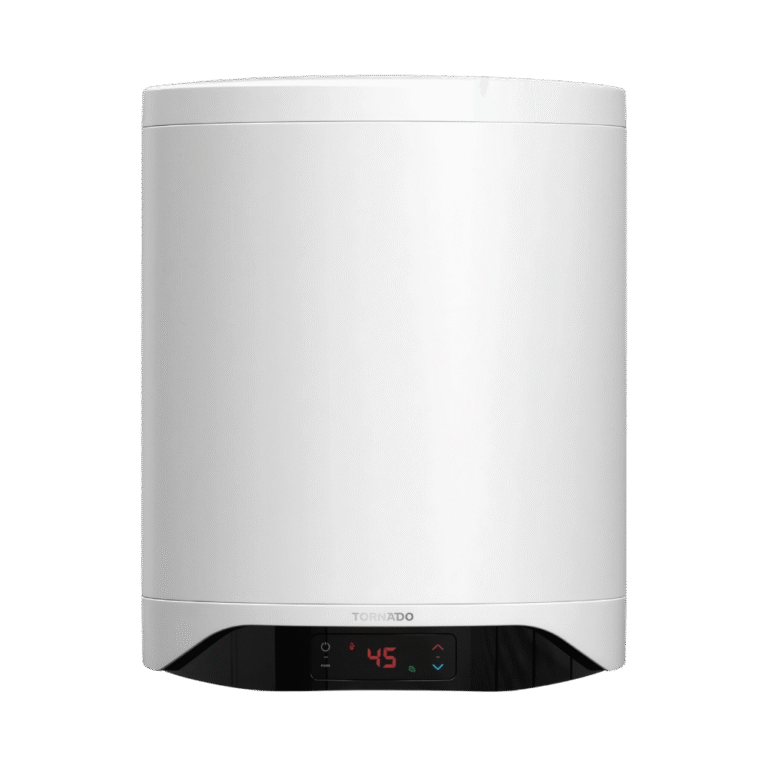 سخان مياه تورنيدو كهرباء ٤٠ لتر إينامل ديجيتال – أبيض – TEEE-40DW