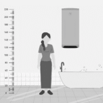 سخان مياه تورنيدو كهرباء — سعة ١٠٠ لتر إينامل — لمبة ليد — أبيض (TEEE-100MW) (2)