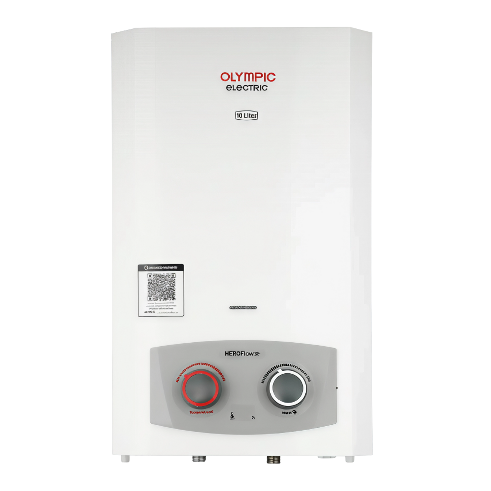 _سخان مياه غاز أوليمبيك إلكتريك — ١٠ لتر بمدخنة — شاشة ديجيتال — غاز مسال — أبيض 945105580 _سخان مياه غاز أوليمبيك إلكتريك — ١٠ لتر بمدخنة — شاشة ديجيتال — غاز مسال — أبيض 945105580