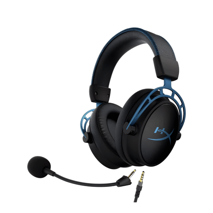 سماعة رأس HyperX للألعاب – صوت محيطي 7.1 احترافي – تصميم مريح وميكروفون دقيق – Cloud Alpha S
