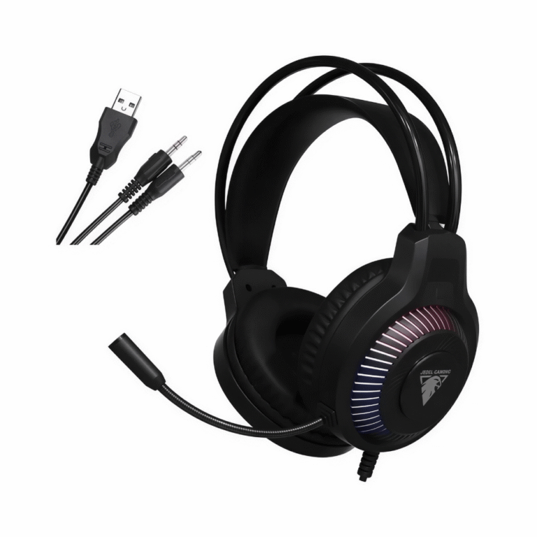 سماعة رأس للألعاب جيدل JEDEL GH-559 – صوت محيطي 5.1 – اتصال USB – إضاءة RGB