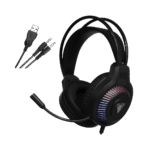 سماعة رأس للألعاب جِيدِل JEDEL GH-558 – صوت محيطي 5.1 – اتصال USB – إضاءة RGB