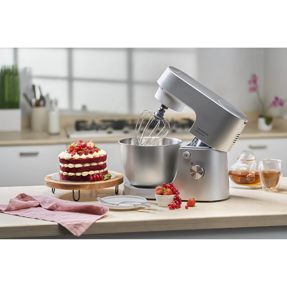 عجان وخلاط كينوود HomeBake – قدرة ١٠٠٠ وات – وعاء عميق من الستانلس – KHH01.120SI (6)