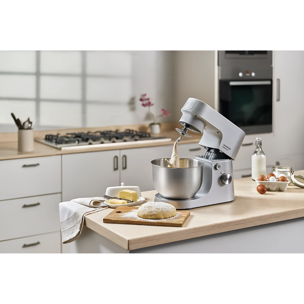 عجان وخلاط كينوود HomeBake – قدرة ١٠٠٠ وات – وعاء عميق من الستانلس – KHH01.120SI (7)