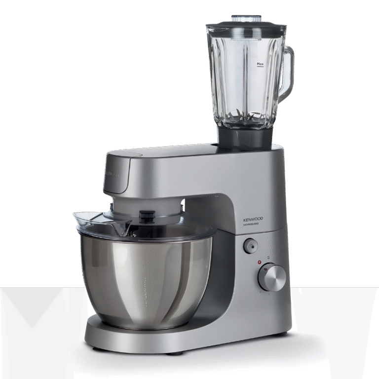 عجان وخلاط كينوود HomeBake – قدرة ١٠٠٠ وات – وعاء عميق من الستانلس – KHH01.120SI