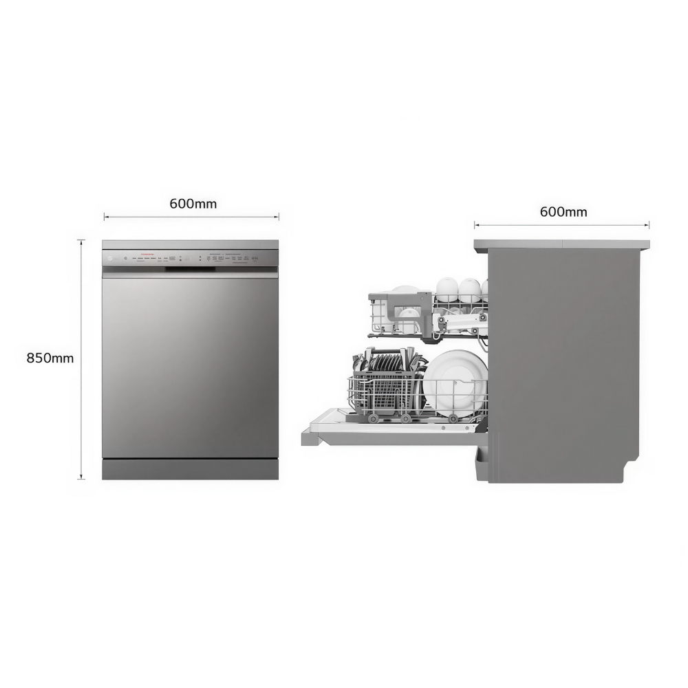 غسالة أطباق إل جي إنفرتر – سعة 14 فرد – ستانلس فضي – DFC532FPE (2)