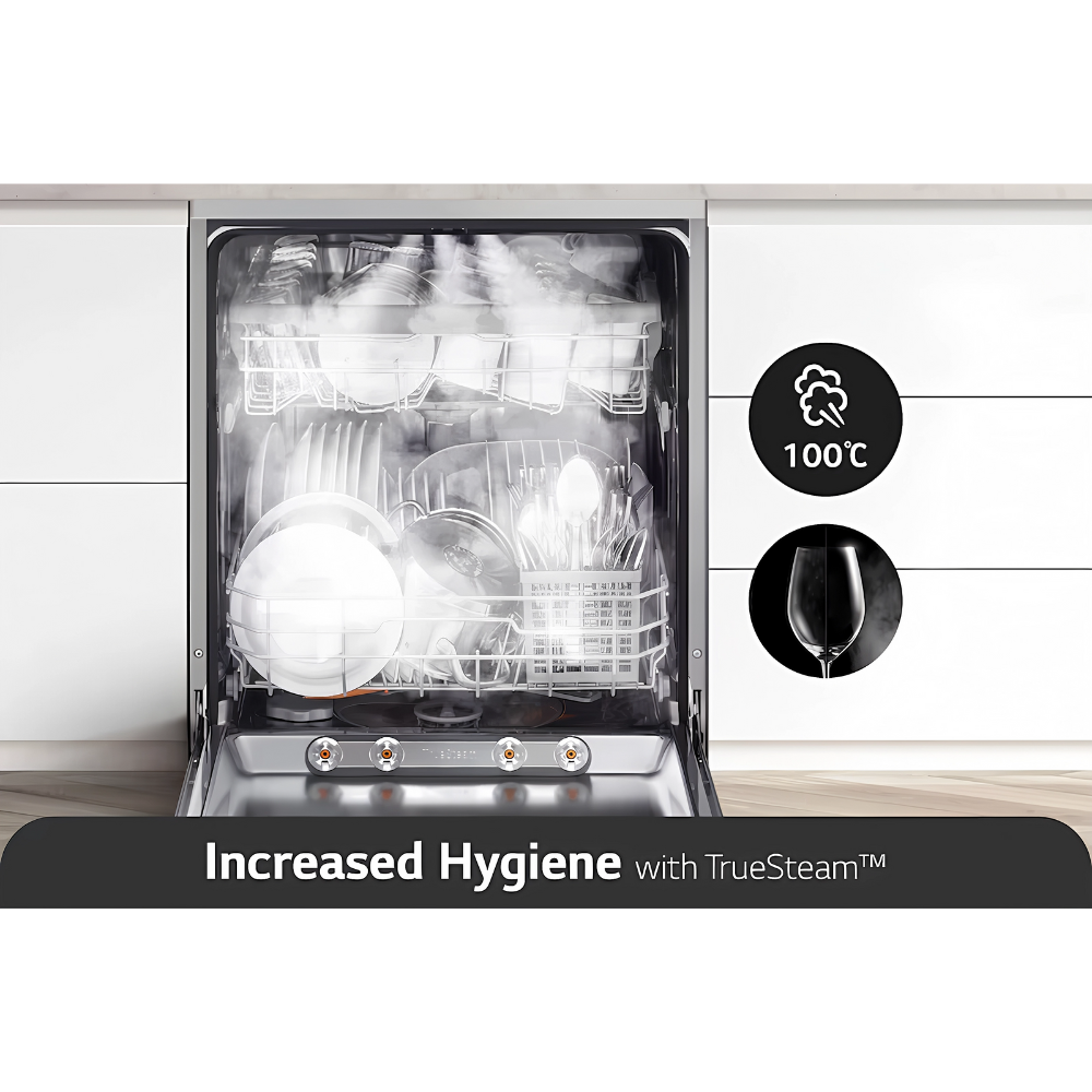 غسالة أطباق إل جي إنفرتر – سعة 14 فرد – ستانلس فضي – DFC532FPE (6)