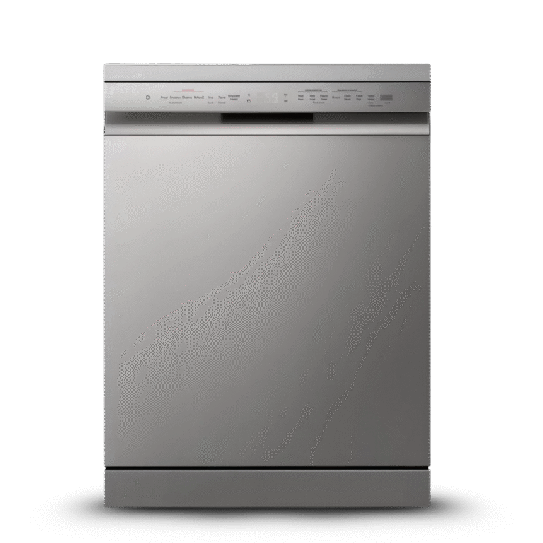 غسالة اطباق ال جي ديجيتال بتقنية الانفرتر، 14 فرد، 10 برنامج، فضي - DFC532FPE