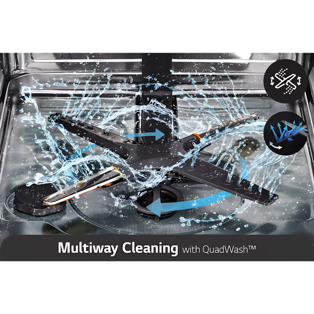 غسالة أطباق إل جي إنفرتر – سعة 14 فرد – ستانلس فضي – DFC532FPE (8)