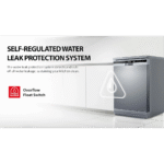 غسالة أطباق توشيبا – سعة ١٣ فرد – مزودة بفلتر مضاد للبكتيريا – ستانلس ستيل – DW-13F8AF(SS)-EG