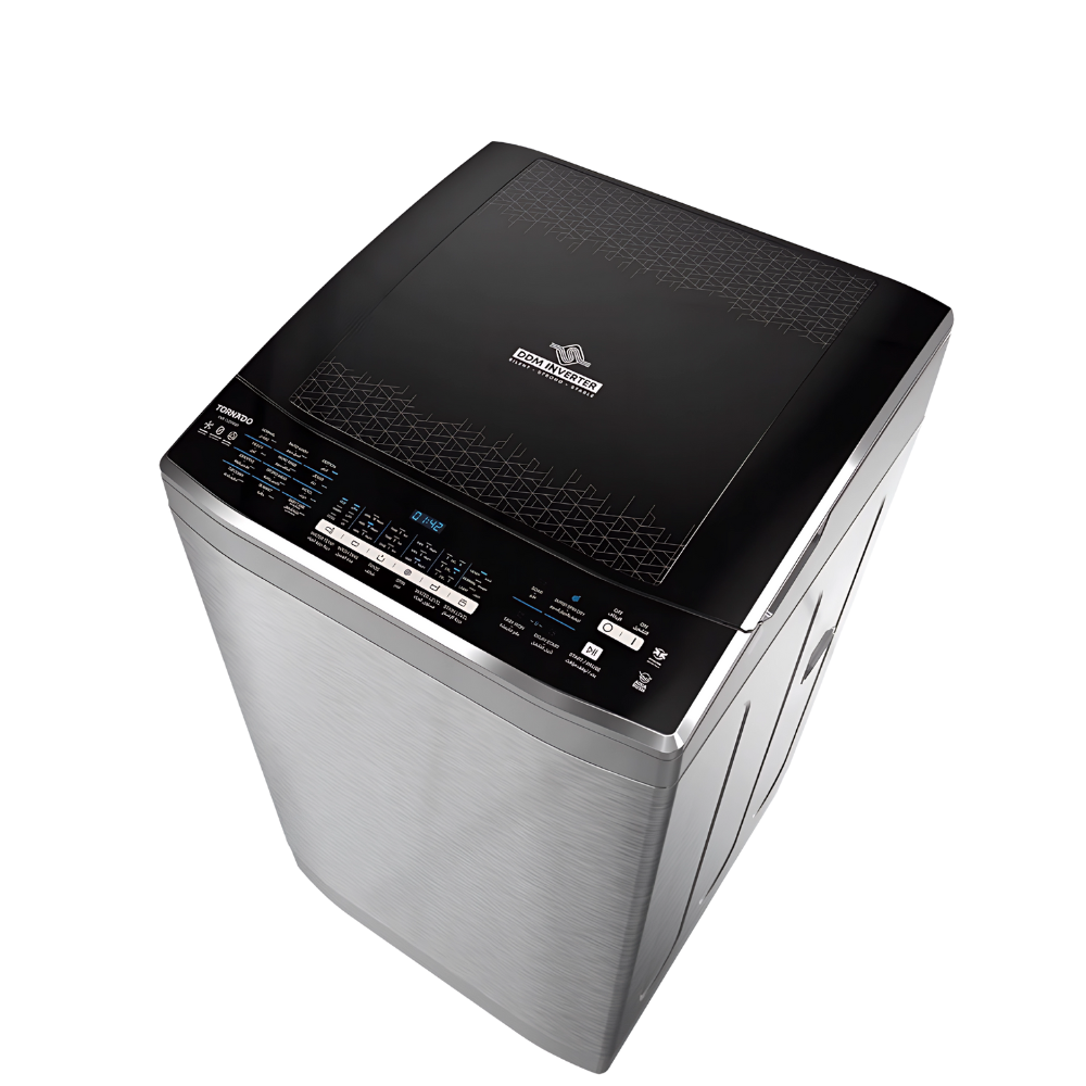 _غسالة ملابس تورنيدو فوق أوتوماتيك 11 كجم إنفرتر استانلس (TWE-TLD11RSS) _غسالة ملابس تورنيدو فوق أوتوماتيك 11 كجم إنفرتر استانلس (TWE-TLD11RSS)