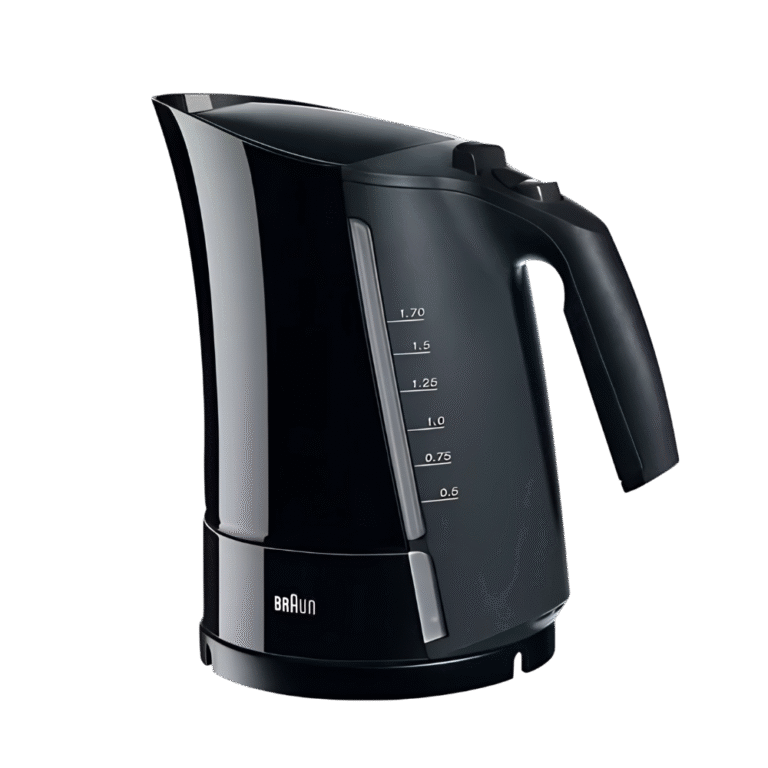 غلاية مياه براون مالتي كويك ٣، سعة ١٫٧ لتر، ٢٢٠٠ واط – لون أسود – WK300