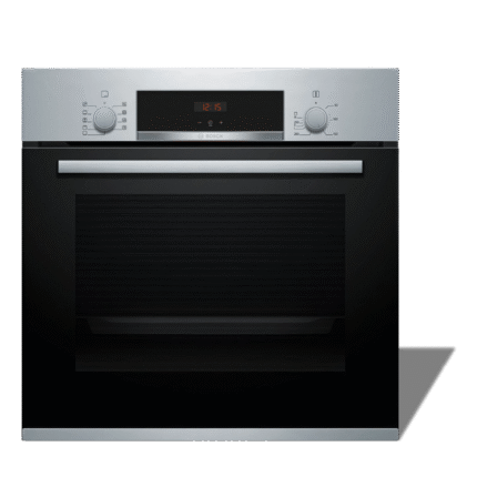 _فرن بلت إن بوش 60 سم 66 لتر- فضي أسود (HBJ534ES0)