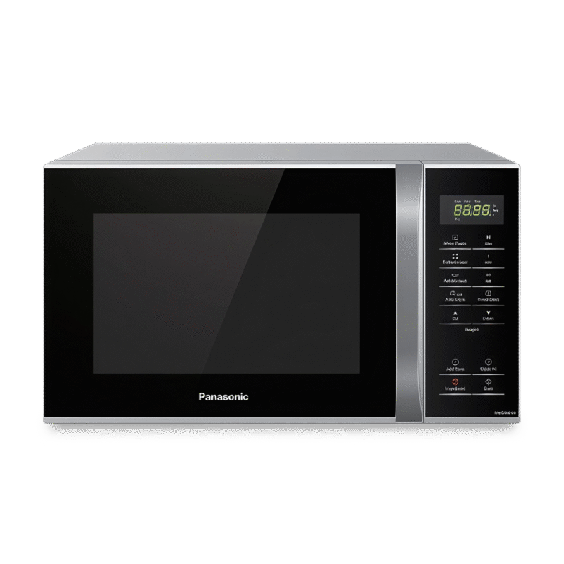 فرن مايكروويف باناسونيك – سعة ٢٥ لتر – طاقة ٨٠٠ وات – ٩ برامج تلقائية – NN-ST34HM