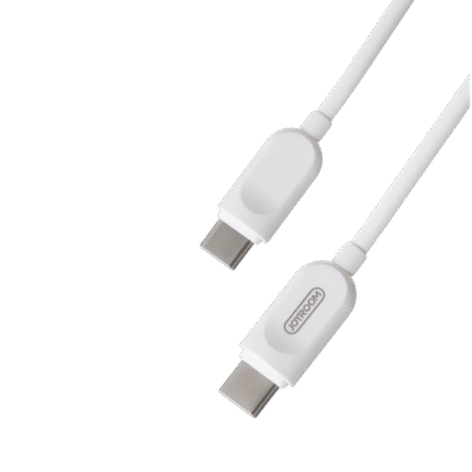_كابل بيانات وشحن جوي روم Type-C إلى Type-C بطول 1.2 متر – ابيض S-A14