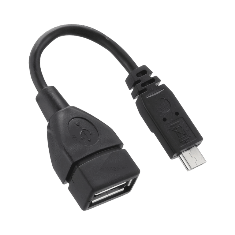 _كابل تحويل ٥ سنون إلى USB أنثى موصل بيانات وشحن عالي الجودة