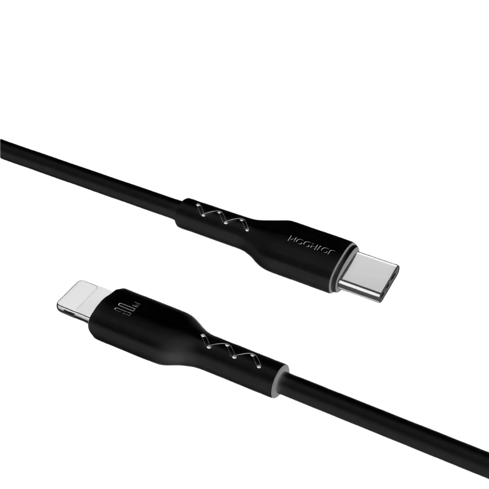 _كابل شحن جوي روم Type-C إلى Lightning – بطول ١ متر – أسود (SA26-CL3) (2) _كابل شحن جوي روم Type-C إلى Lightning – بطول ١ متر – أسود (SA26-CL3) (2)