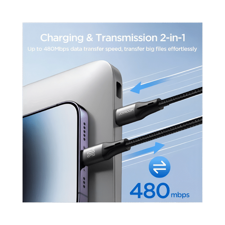 _كابل شحن جوي روم Type-C إلى Lightning – قدرة 30 واط، بطول 1.2 متر – (S-A14) (2)