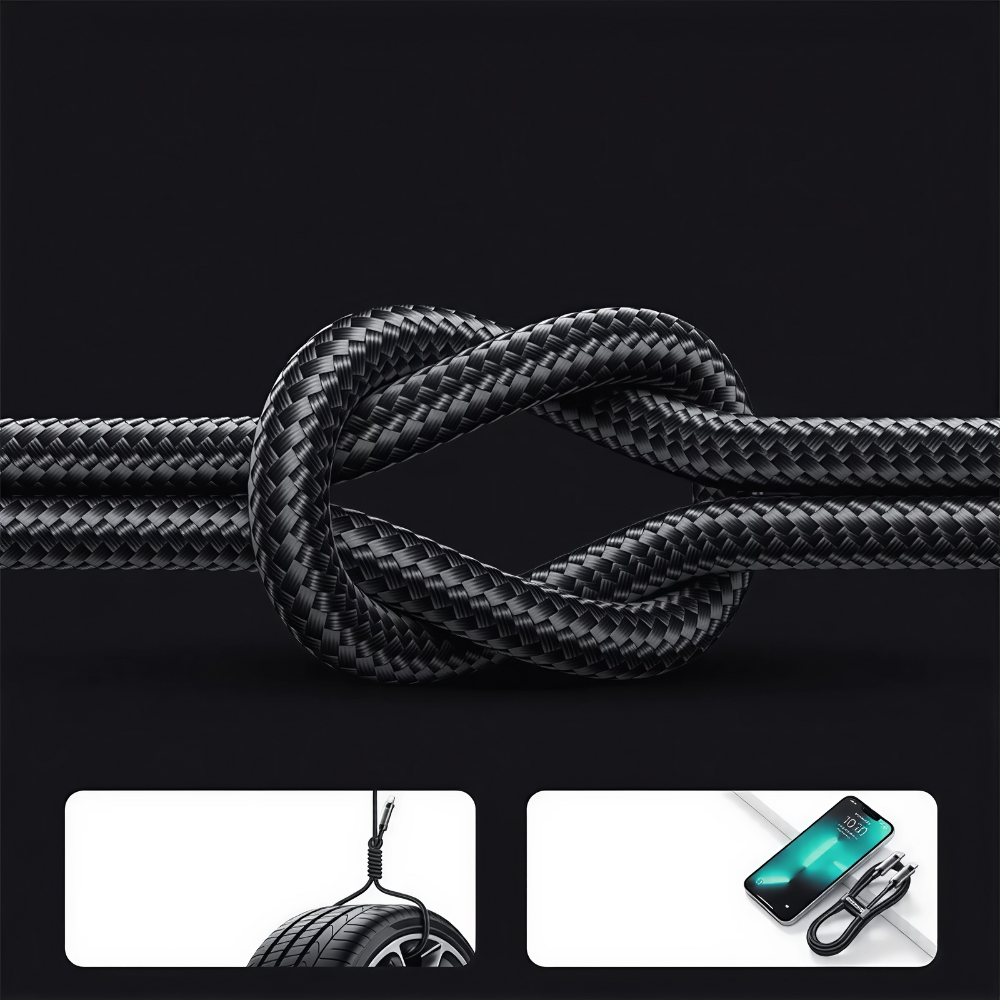 كابل شحن جوي روم Type-C إلى Lightning – قدرة ٢٠ واط طول ١.٢ متر – أسود (S-CL020A12) (4) كابل شحن جوي روم Type-C إلى Lightning – قدرة ٢٠ واط طول ١.٢ متر – أسود (S-CL020A12) (4)