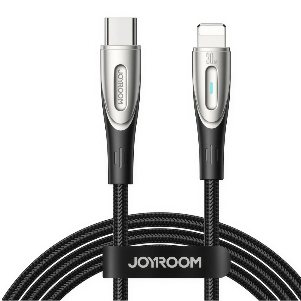 _كابل شحن جوي روم Type-C إلى Lightning – قدرة ٣٠ واط، بطول ١.٢ متر S-A10 _كابل شحن جوي روم Type-C إلى Lightning – قدرة ٣٠ واط، بطول ١.٢ متر S-A10