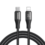 كابل شحن سريع جوي روم لايت سبيد Type-C إلى Lightning – ٣٠ واط 1.2 متر – أسود (S-A25)
