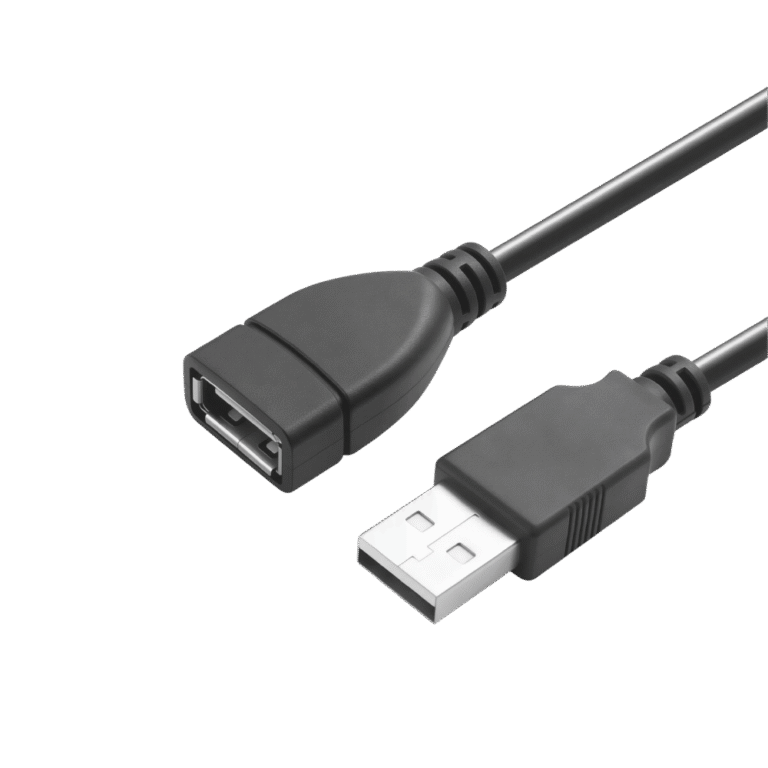 كابل كينديكس تمديد _USB_ ذكر إلى ذكر 1.5 متر_ – رمادي