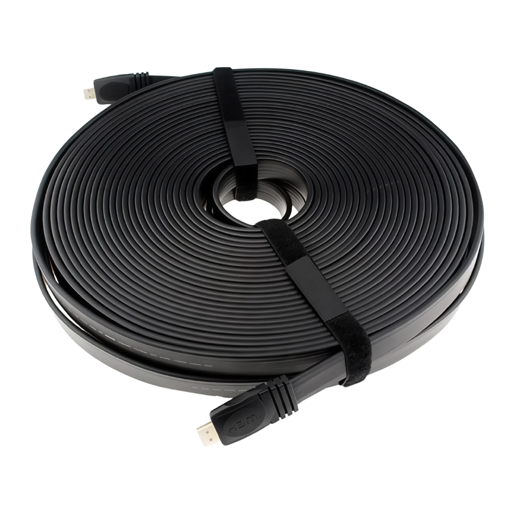 كابل لافا HDMI فلات بطول _30_ متر – دقة _4K_ فائقة – صوت وصورة بجودة احترافية كابل لافا HDMI فلات بطول _30_ متر – دقة _4K_ فائقة – صوت وصورة بجودة احترافية