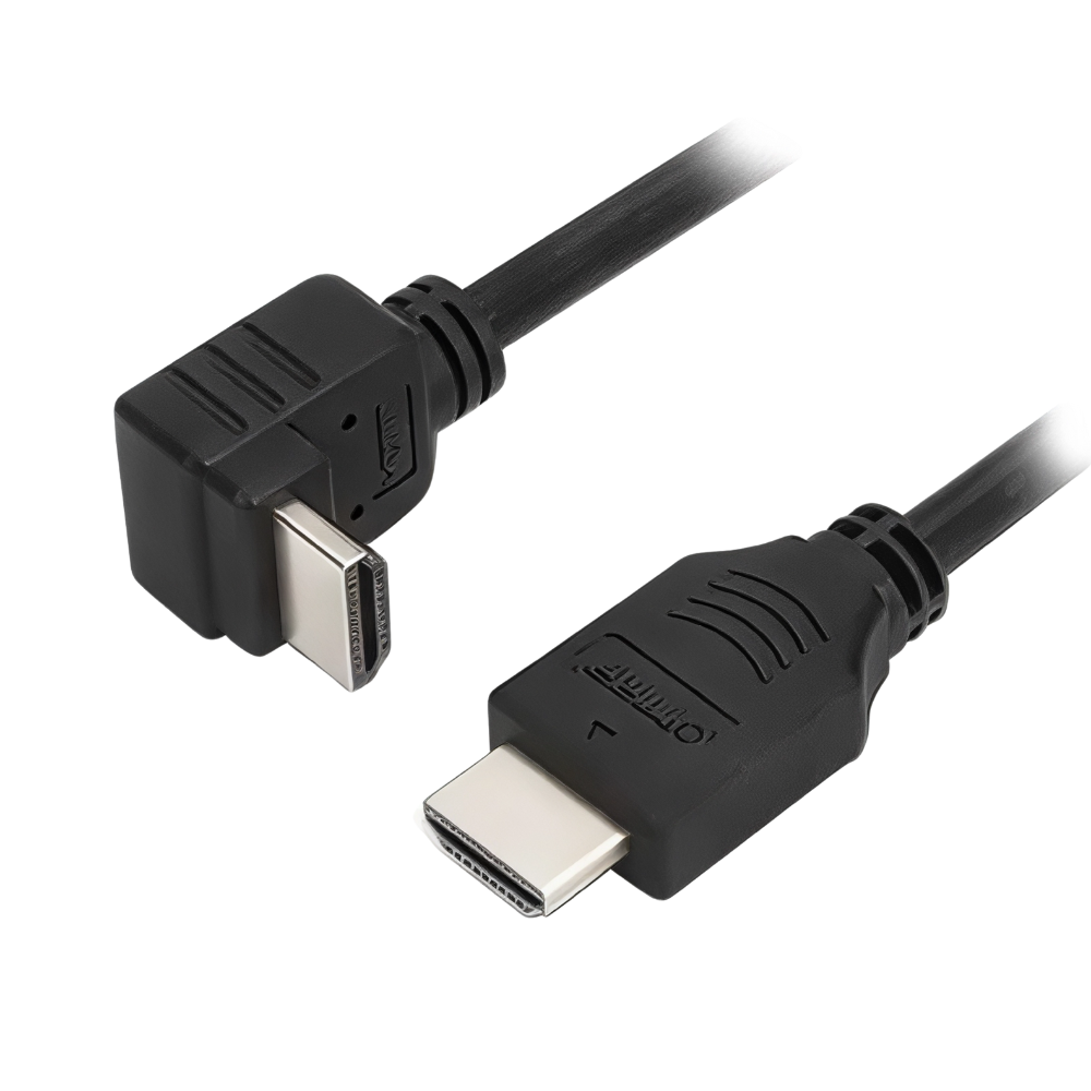 كابل لافا HDMI مسطّح  بطول ١.٥ متر – دقّة _4K_ – تصميم زاوية حرف L لسهولة التوصيل كابل لافا HDMI مسطّح بطول ١.٥ متر – دقّة _4K_ – تصميم زاوية حرف L لسهولة التوصيل