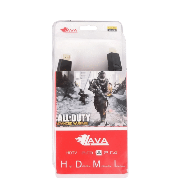 كابل لافا _HDMI_ _ Flat_ بطول _١٫٥ متر_ – إصدار _Call of Duty_ بتغليف بلاستيكي